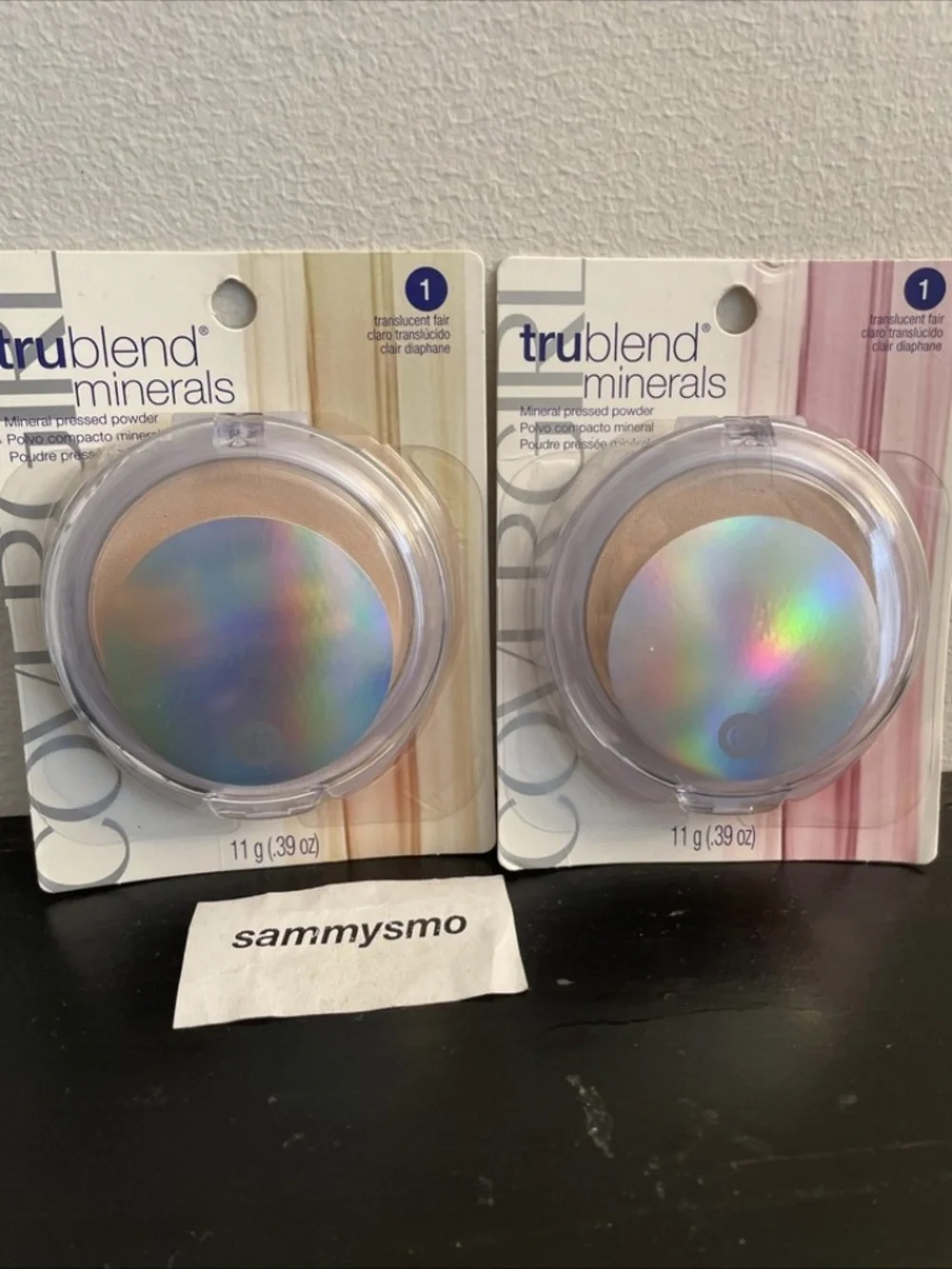 COVERGIRL Trublend Minerals Pressed Powder # 1 TRANSLUCENT FAIR, x2 Discont READ